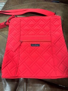 Vera Bradley Bright Red Quilted Crossbody Bag